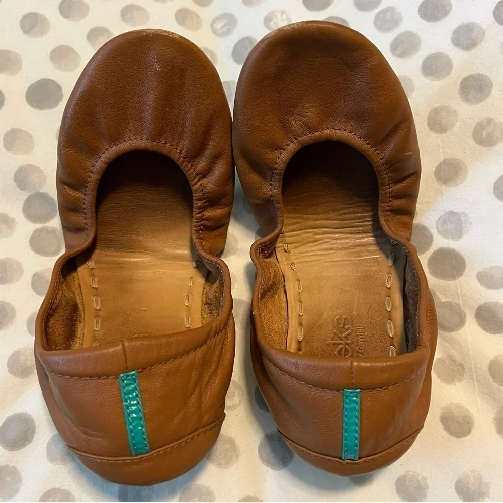 Tieks Chestnut Ballet Flat Shoes Size 7